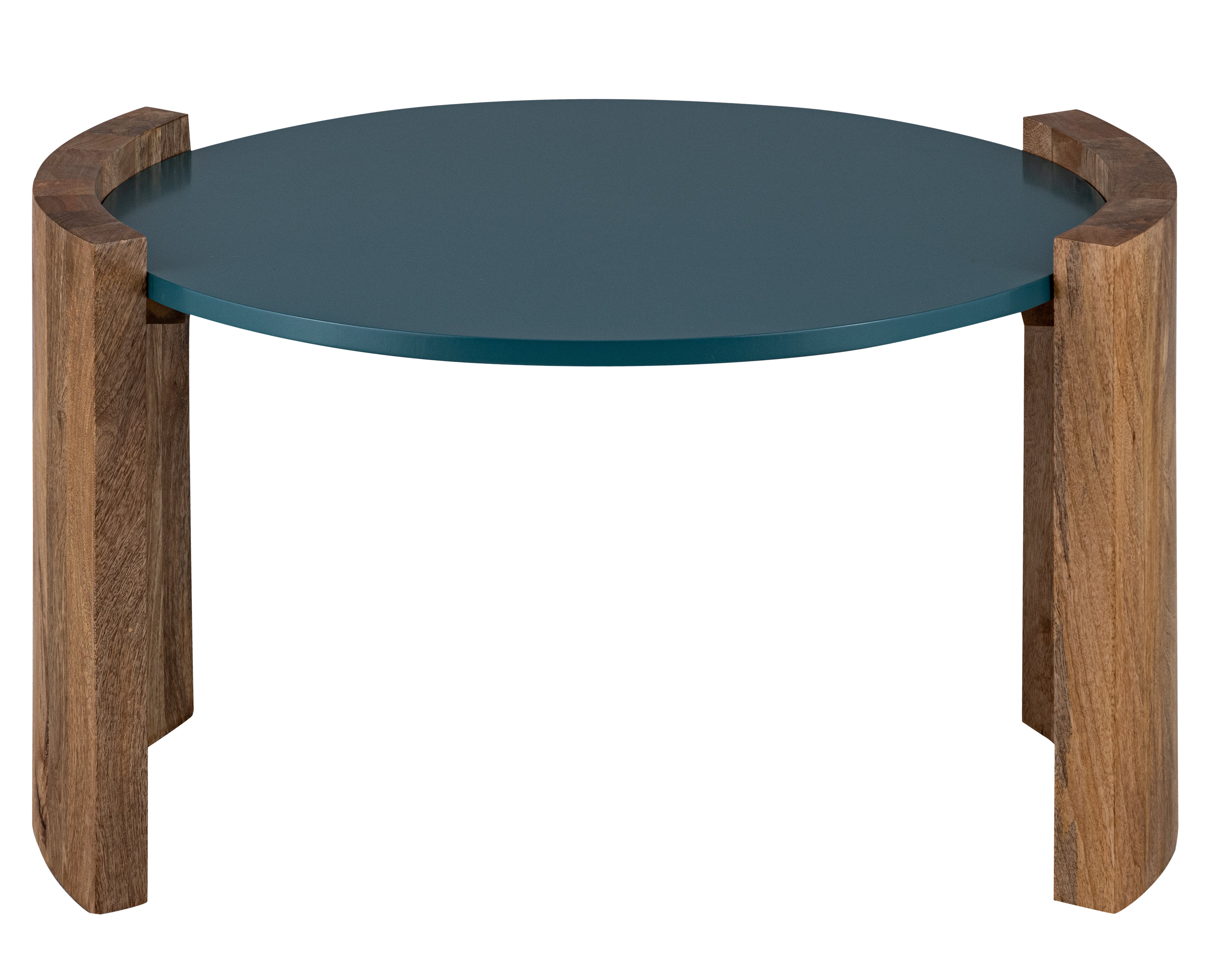 Blue Wooden Centre Table With Top For Home Decor And Office