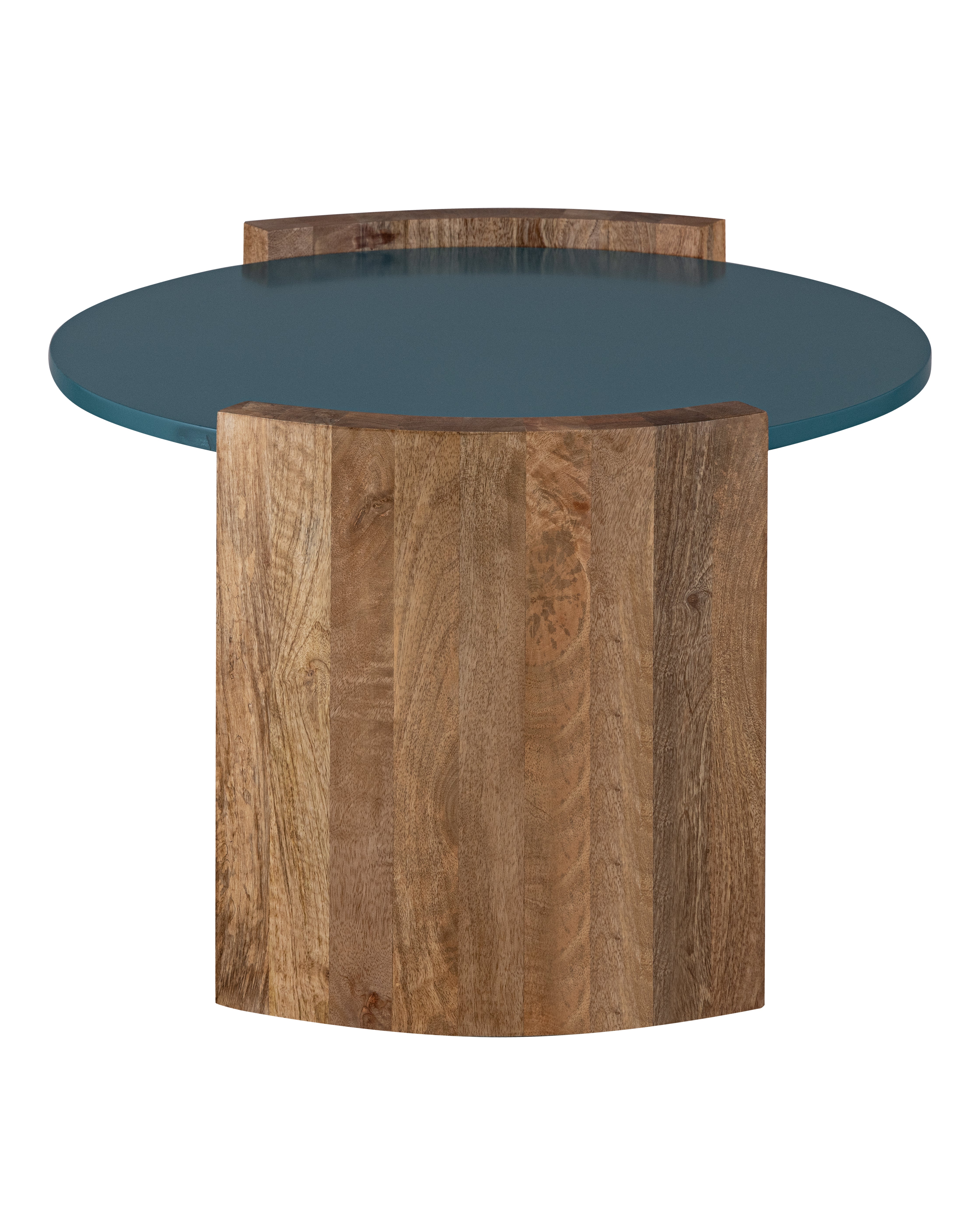 Blue Wooden Centre Table With Top For Home Decor And Office