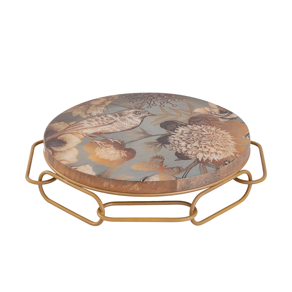 Wooden Cake Stand To Serve Cupcakes, Desserts And Nibbles For Occasion