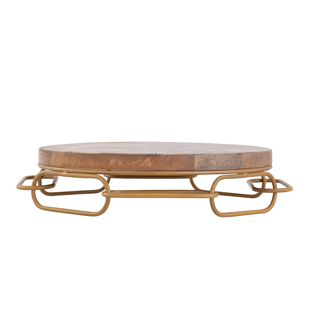 Wooden Cake Stand To Serve Cupcakes, Desserts And Nibbles For Occasion