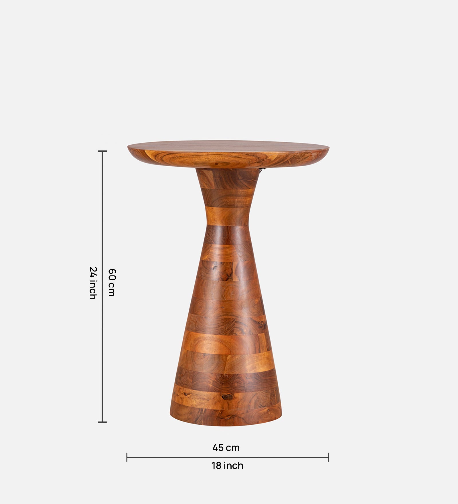 Brown Wooden Side Table For Home, Kitchen, Living Room And Office