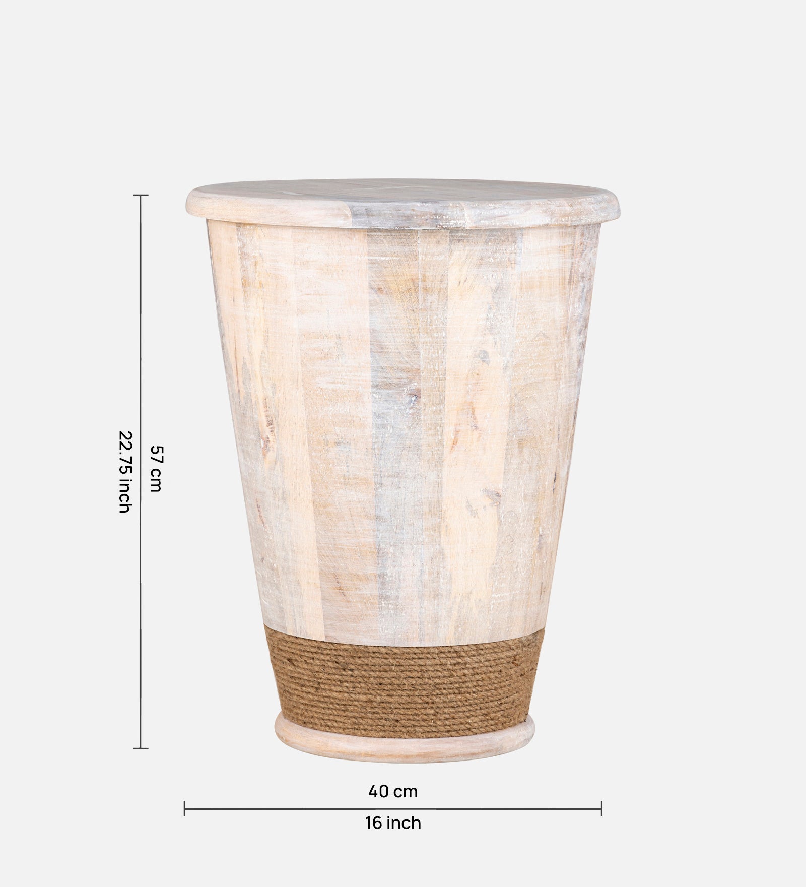 Off White Wooden Side Table For Home, Kitchen, Living Room And Office