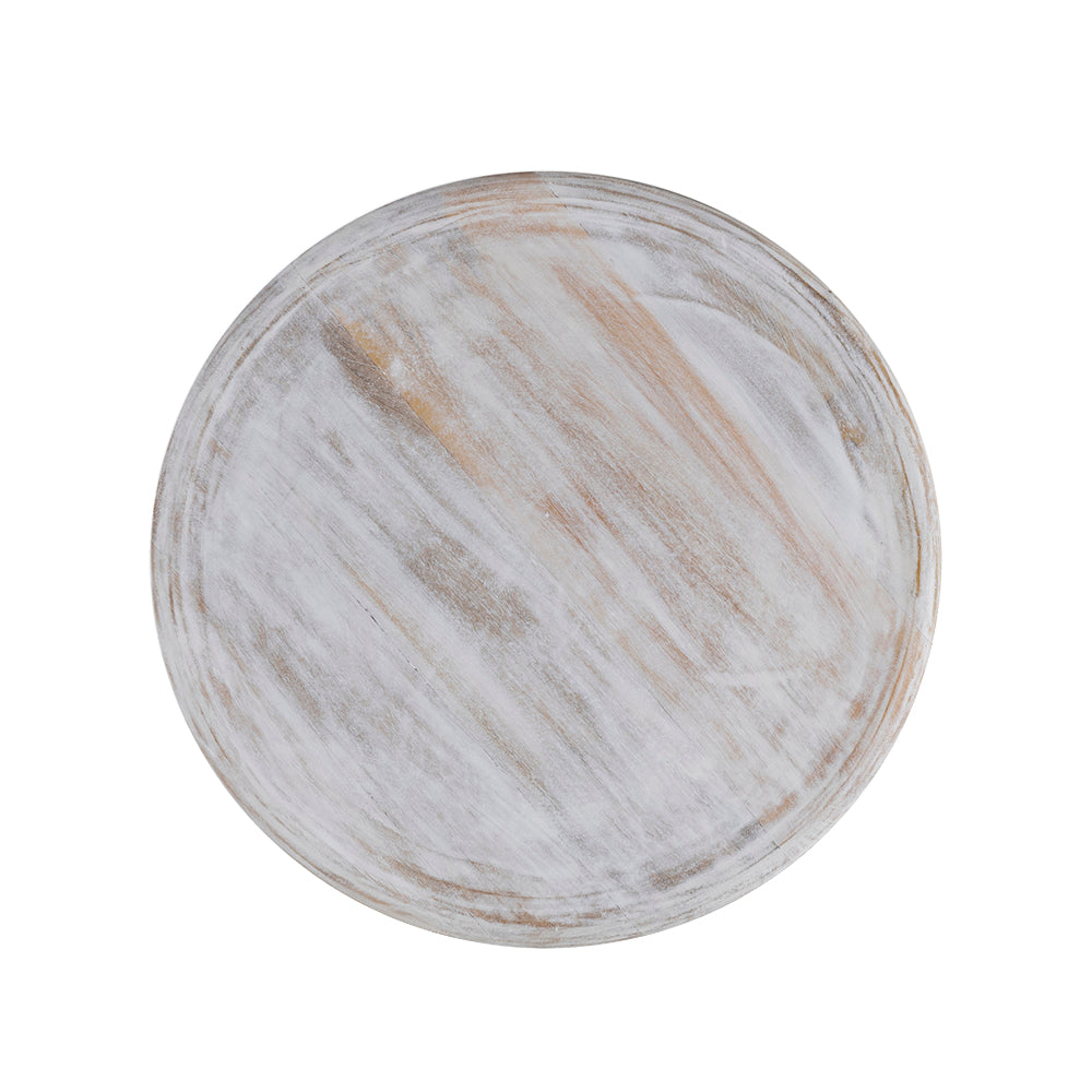 Solos Metal Side Table - Black & Natural