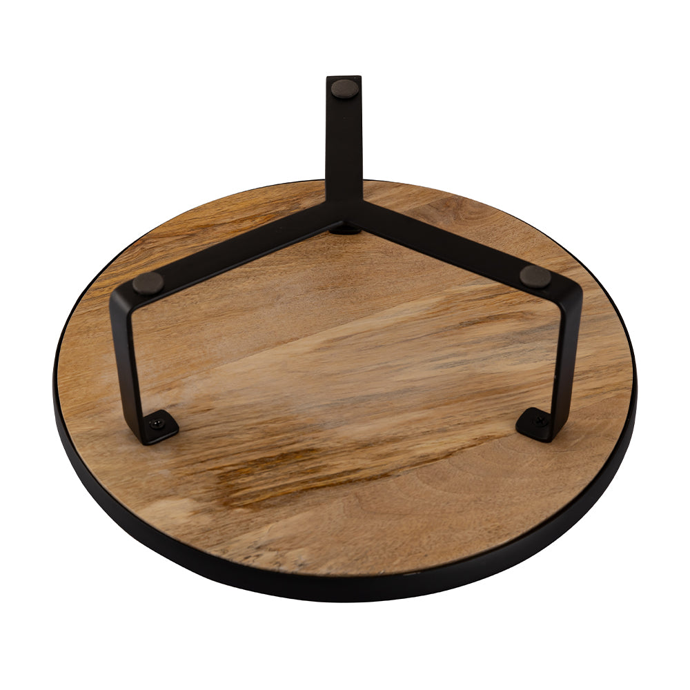 Wooden Cake Stand To Serve Cupcakes, Desserts And Nibbles For Occasions