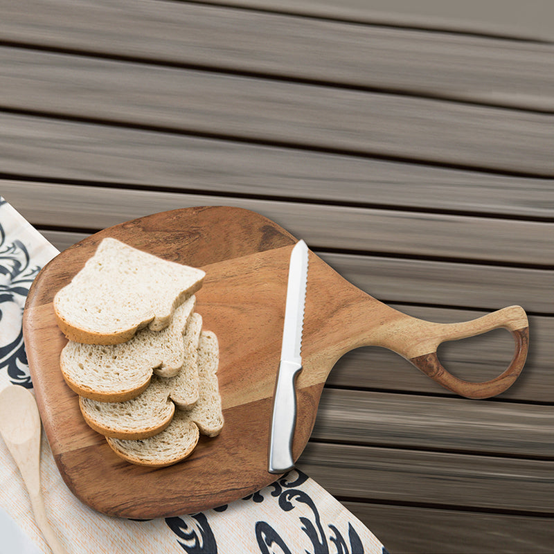 Anti-Bacterial Wooden Reversible Chopping Board For Vegetables And Fruits.