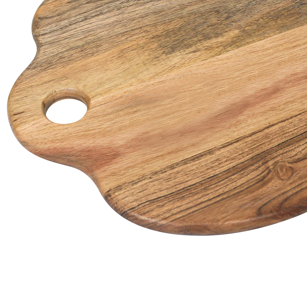 Anti-Bacterial Wooden Reversible Chopping Board For Vegetables And Fruits