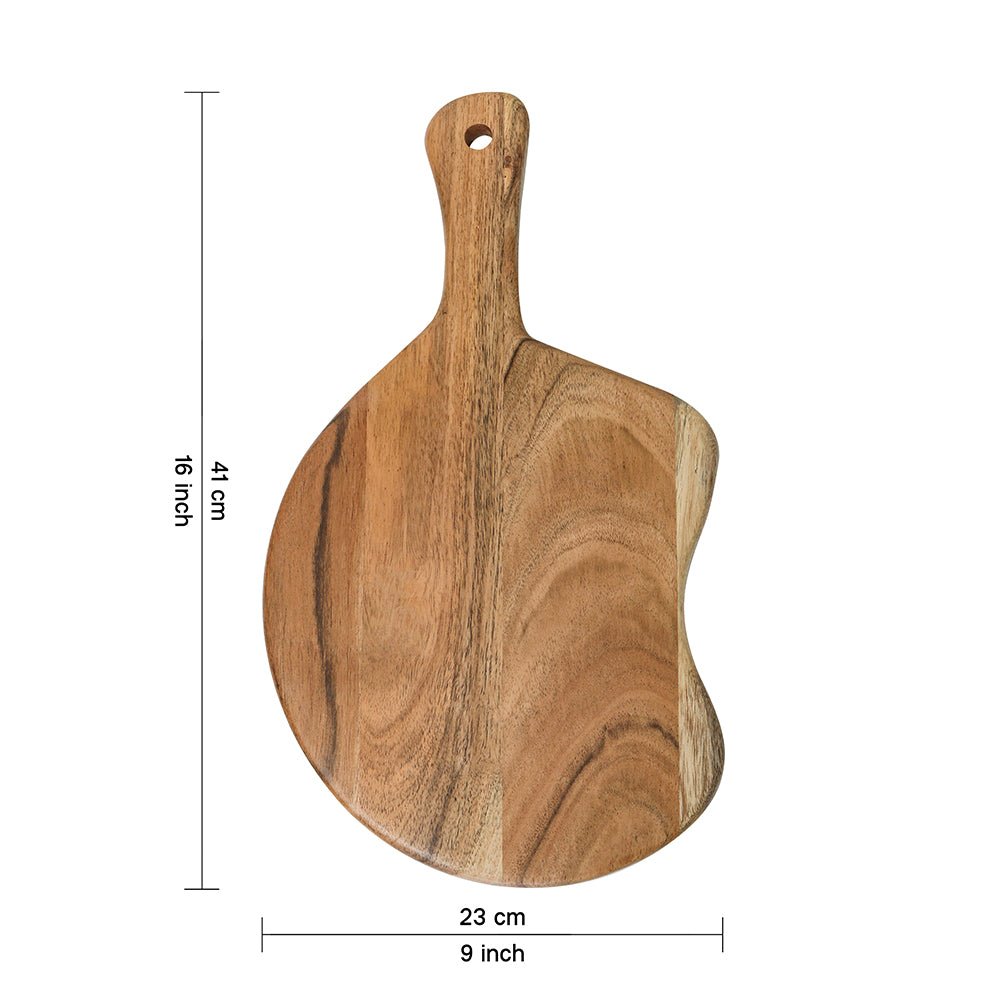 Anti-Bacterial Wooden Reversible Chopping Board For Vegetables And Fruits