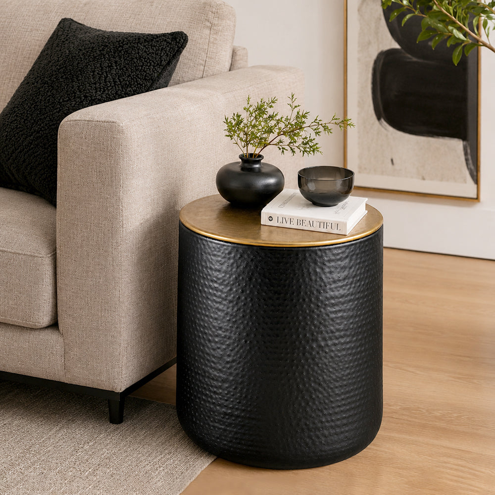 Shayn Metal Stool - Black