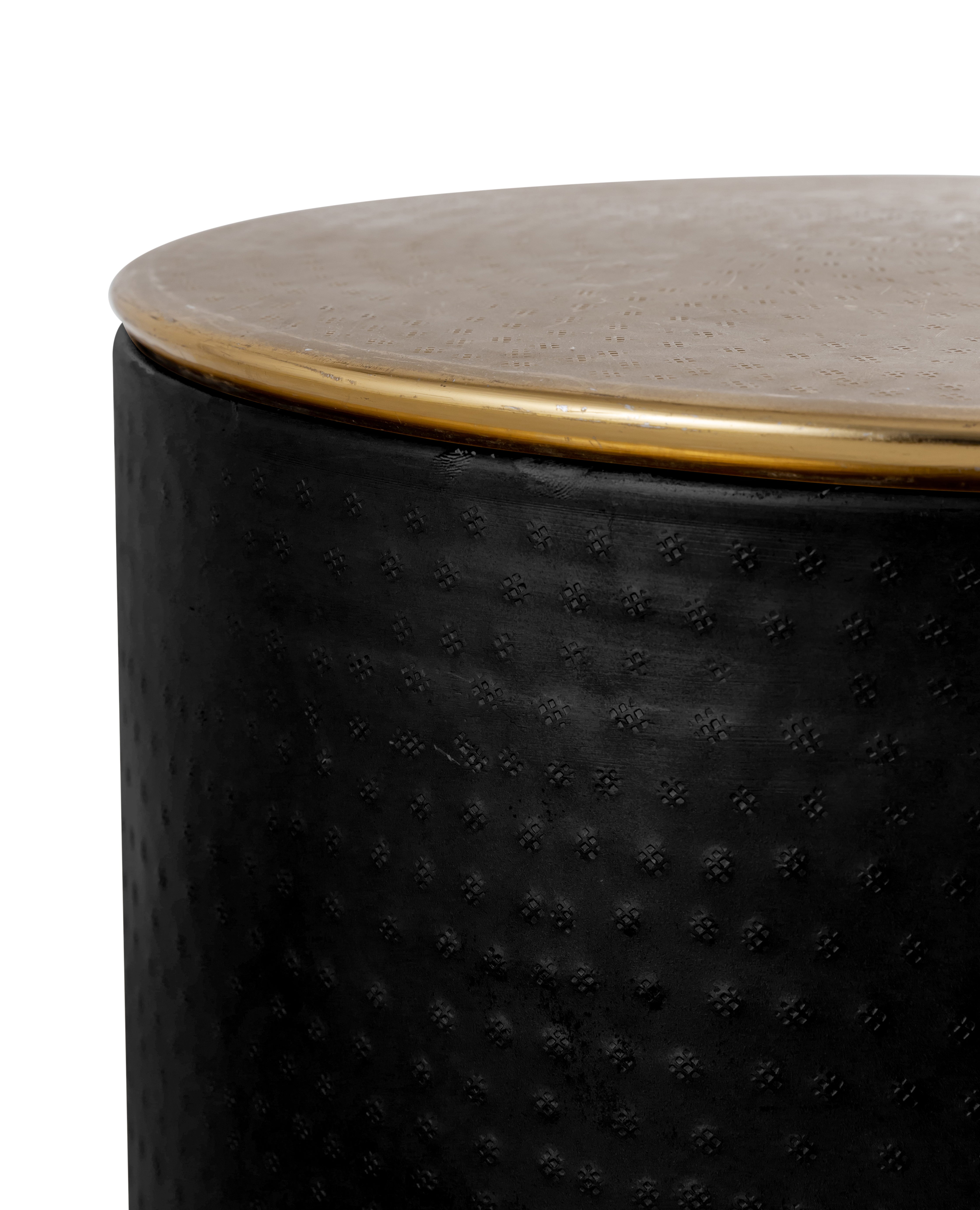 Iron Drum Seating Stool For Indoor, Outdoor, Home, Living Room And Office