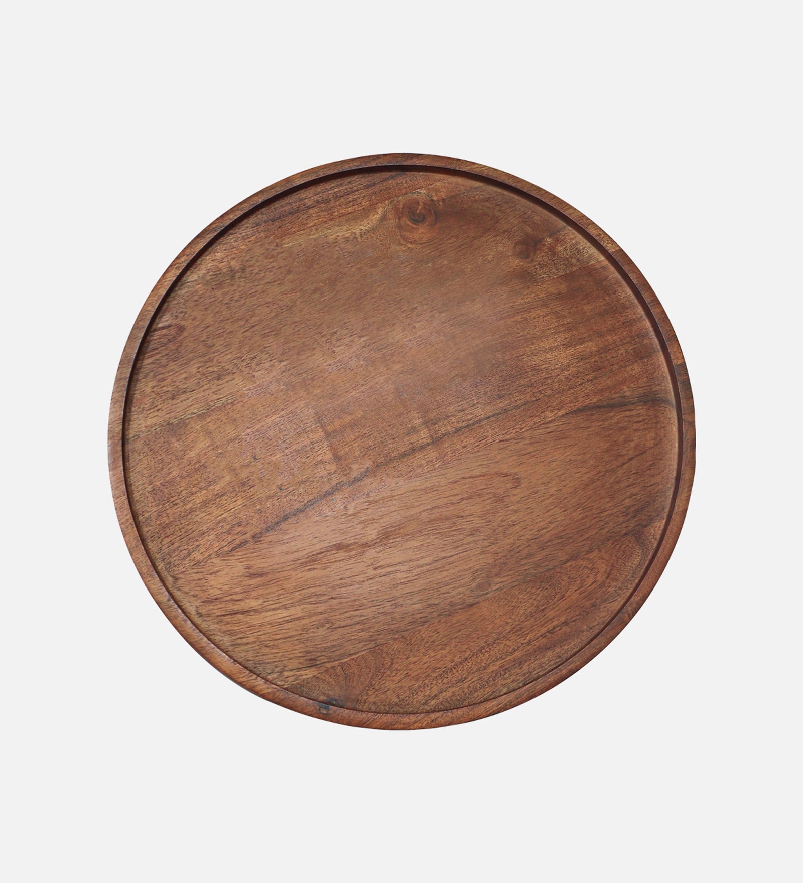 Riso Metal,Wood & Marble Round Side Table For Indoor, Outdoor, Home And Office