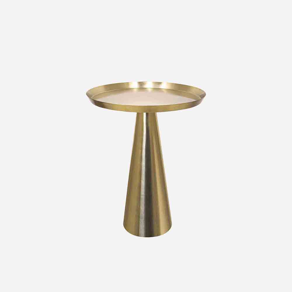 Designer Metal Cone Side Table For Indoor, Outdoor, Home And Office