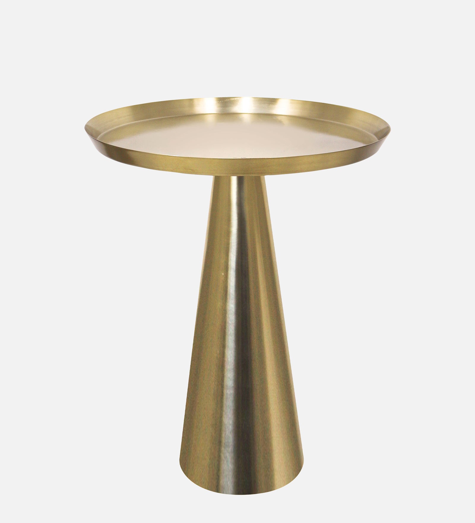 Designer Metal Cone Side Table For Indoor, Outdoor, Home And Office