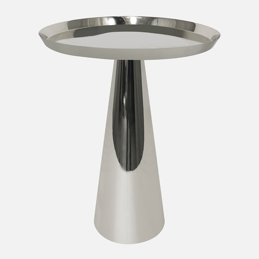 Zylen Metal Side Table - Silver