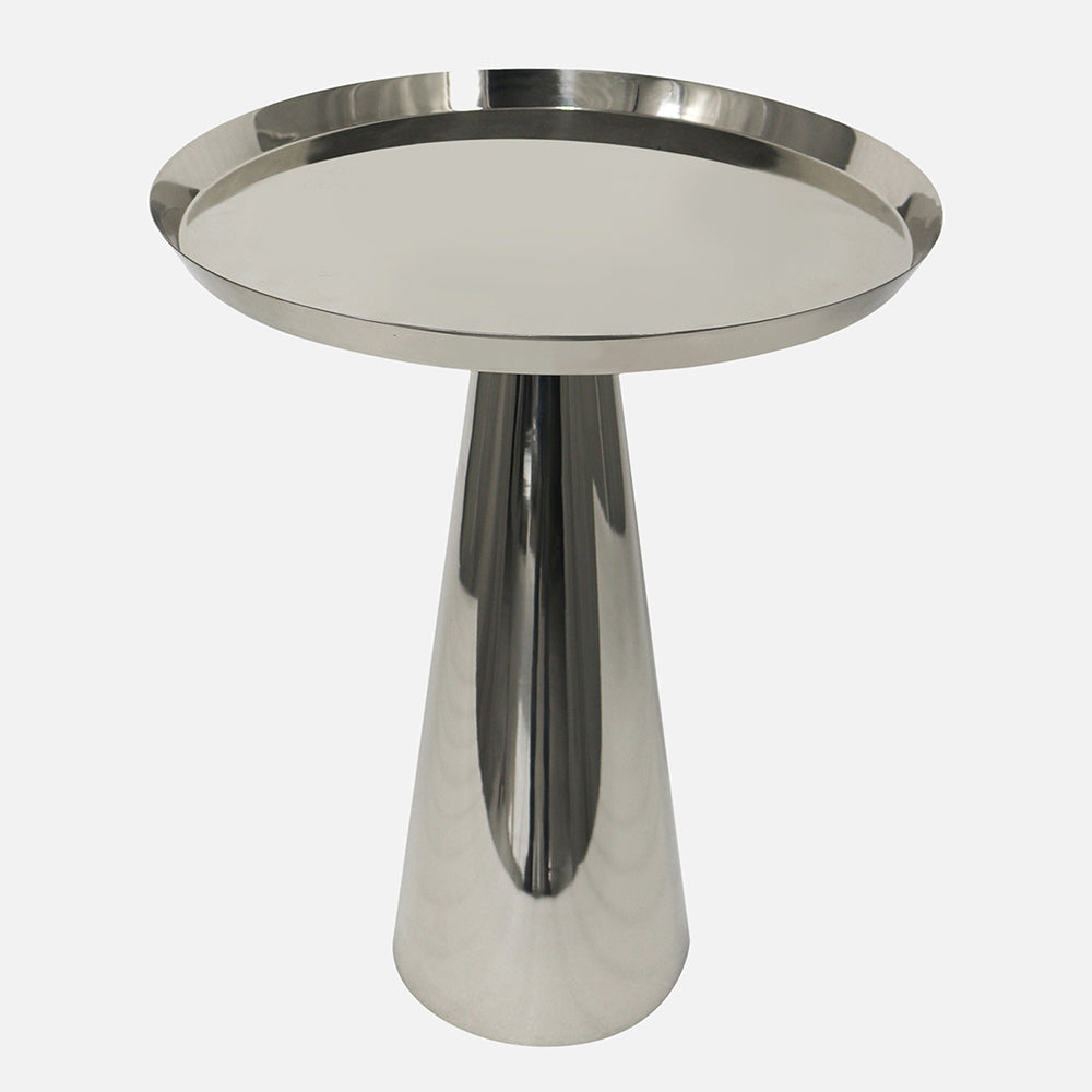 Zylen Metal Side Table - Silver