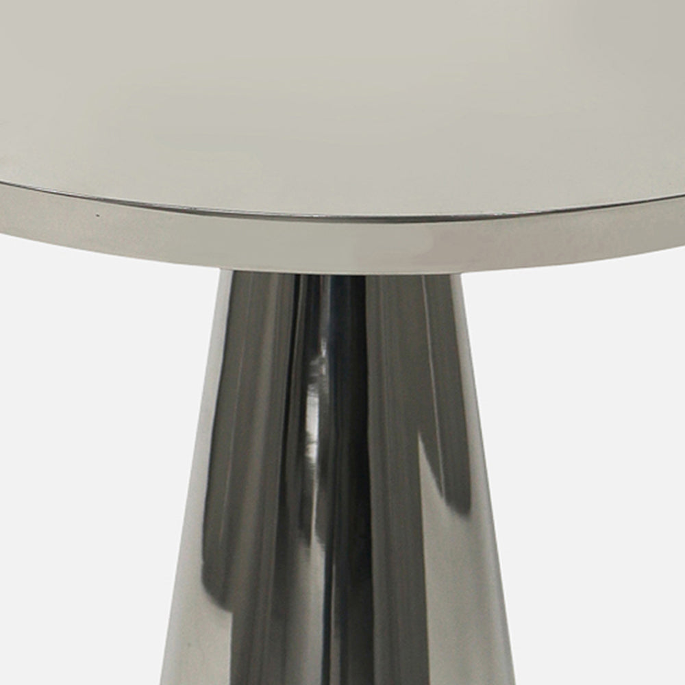Zylen Metal Side Table - Silver