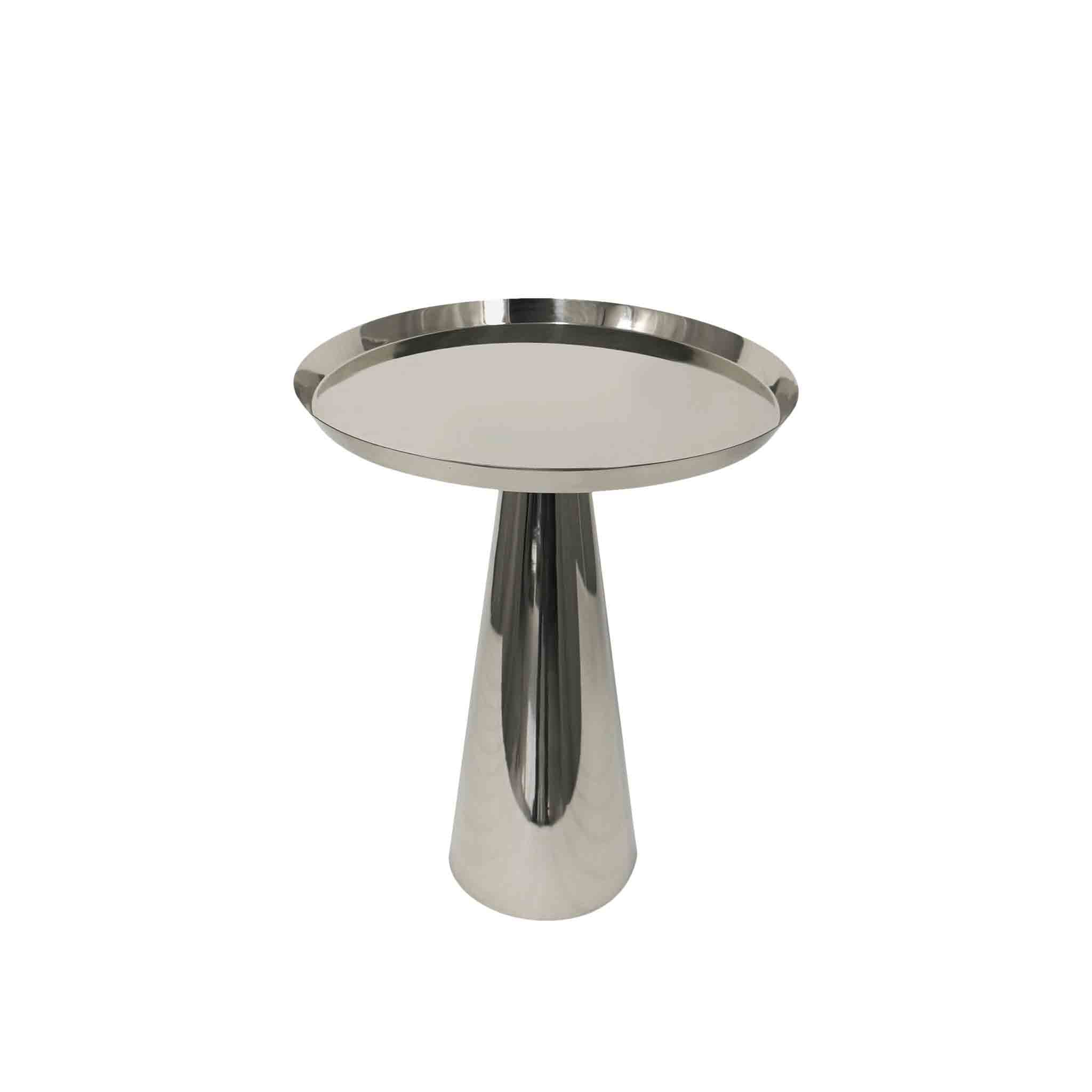 Designer Metal Cone Side Table For Indoor, Outdoor, Home And Office
