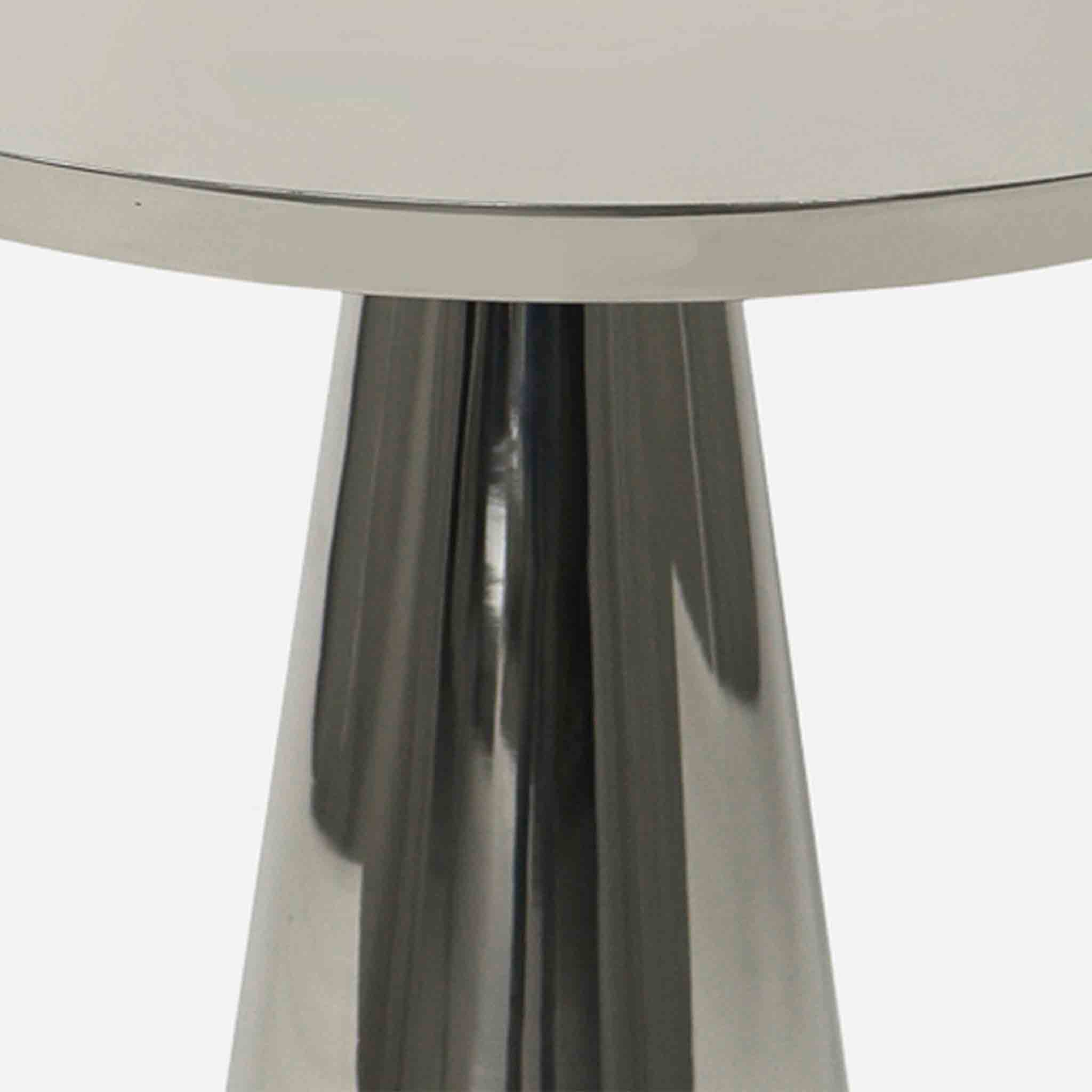 Designer Metal Cone Side Table For Indoor, Outdoor, Home And Office