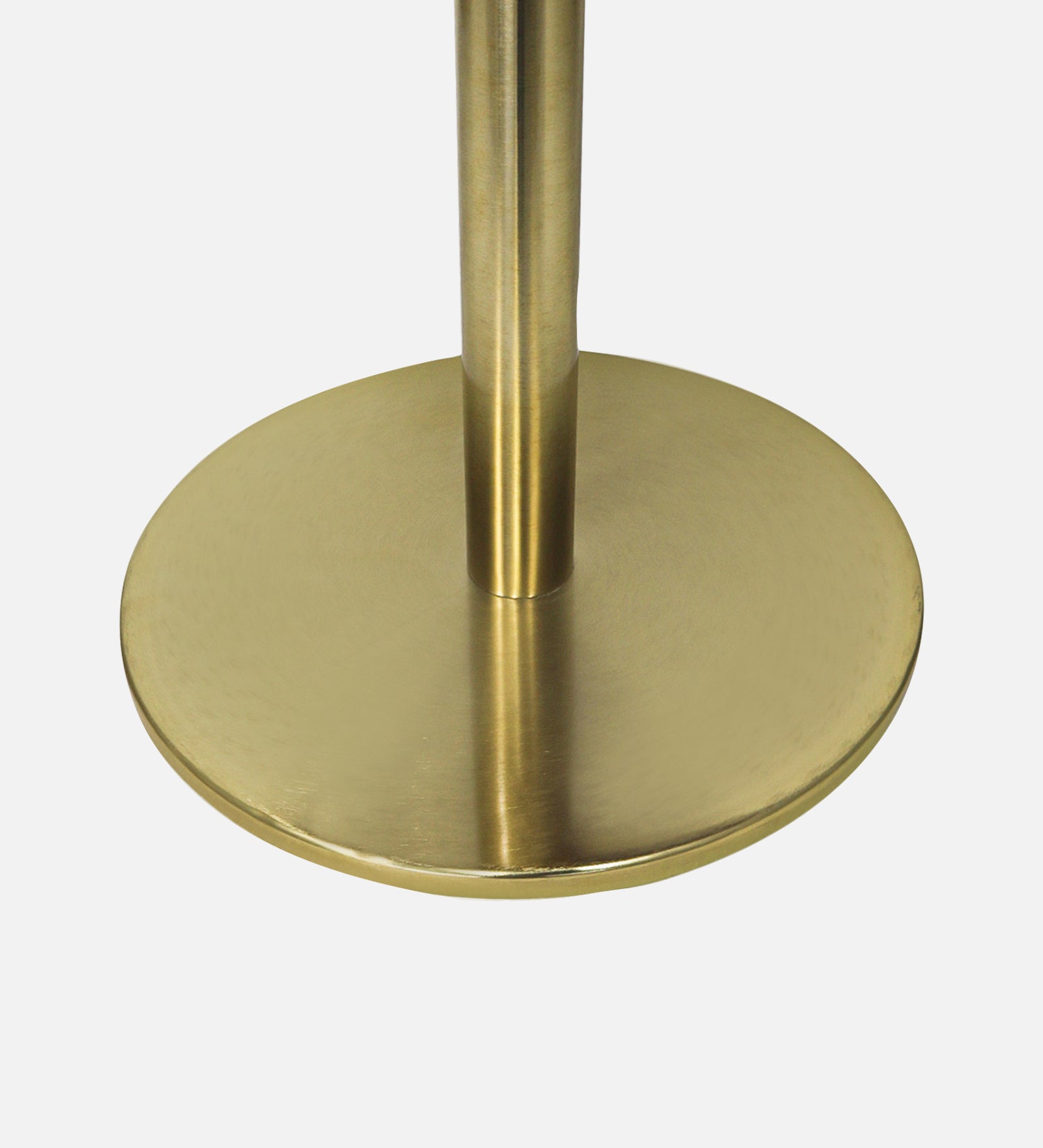 Ally Metal With Wooden Top Side Table For Indoor, Outdoor, Home And Office, Gold