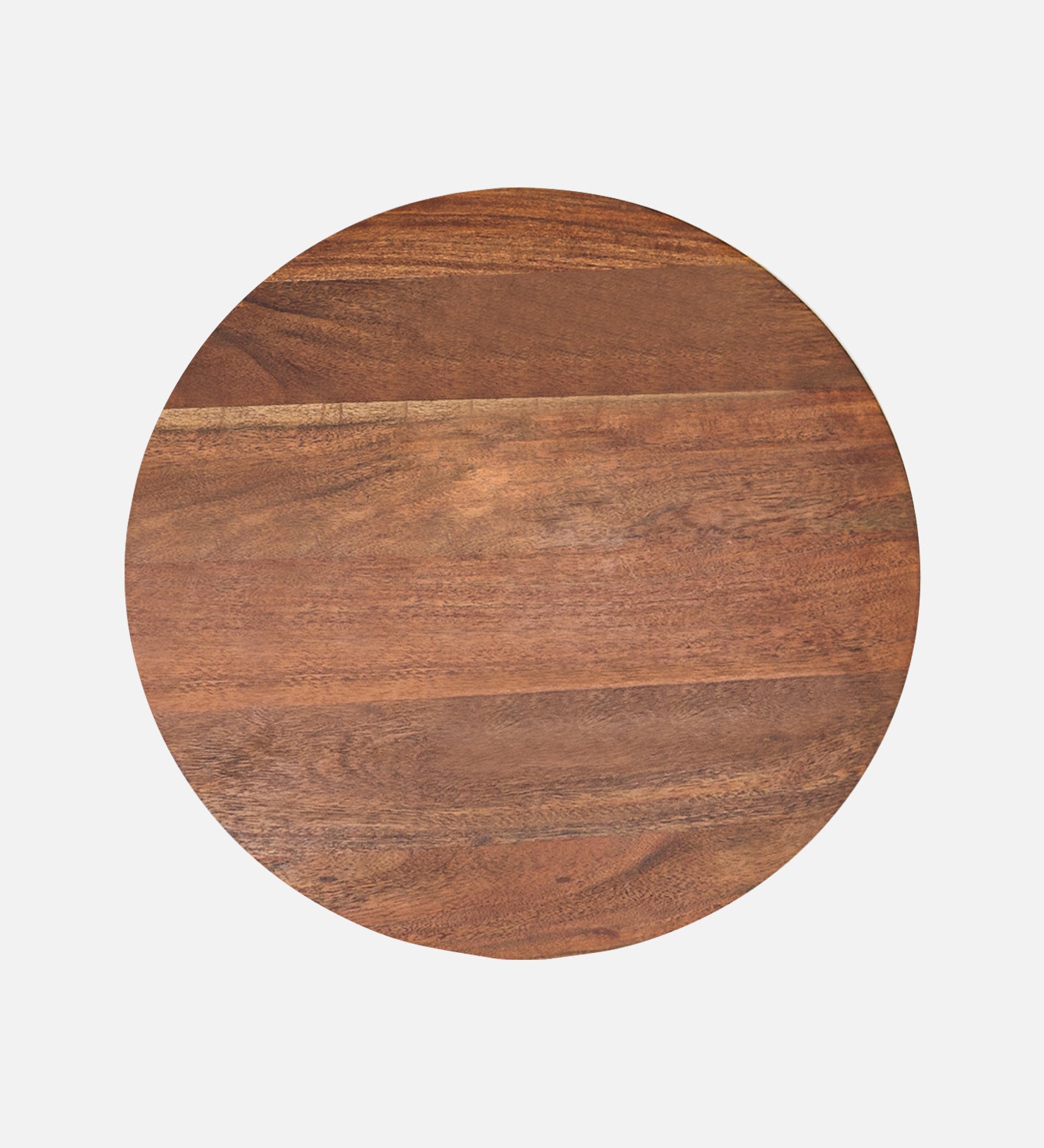 Ally Metal With Wooden Top Side Table For Indoor, Outdoor, Home And Office, Gold