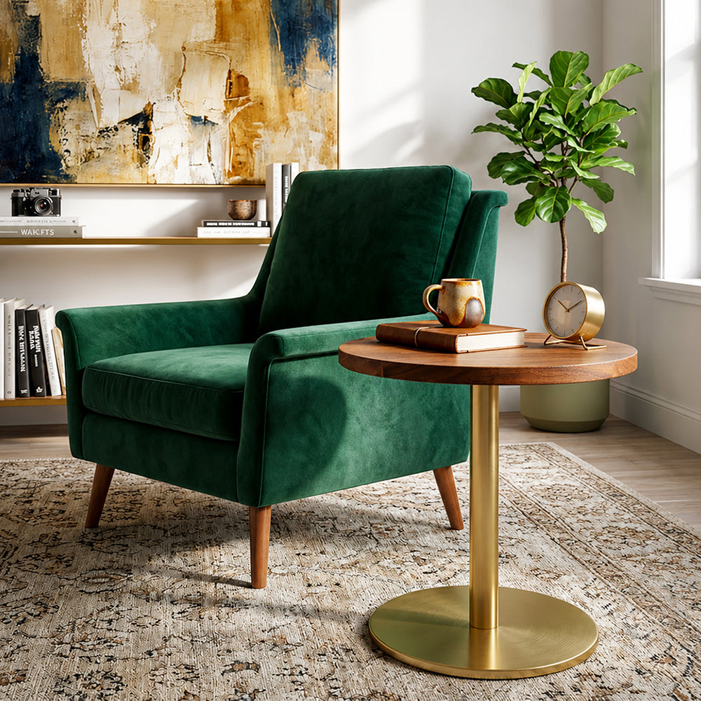 Ally Metal Side Table - Gold
