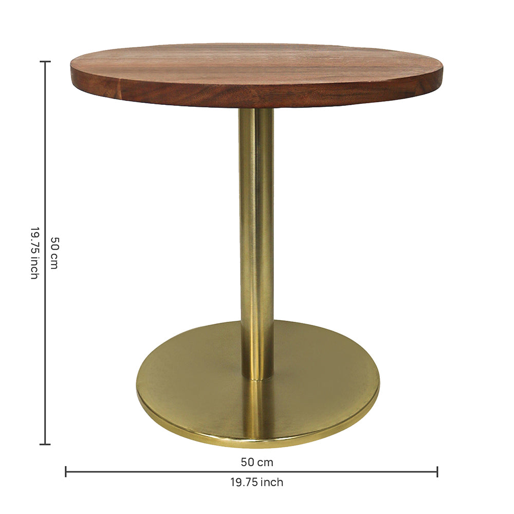 Ally Metal Side Table - Gold