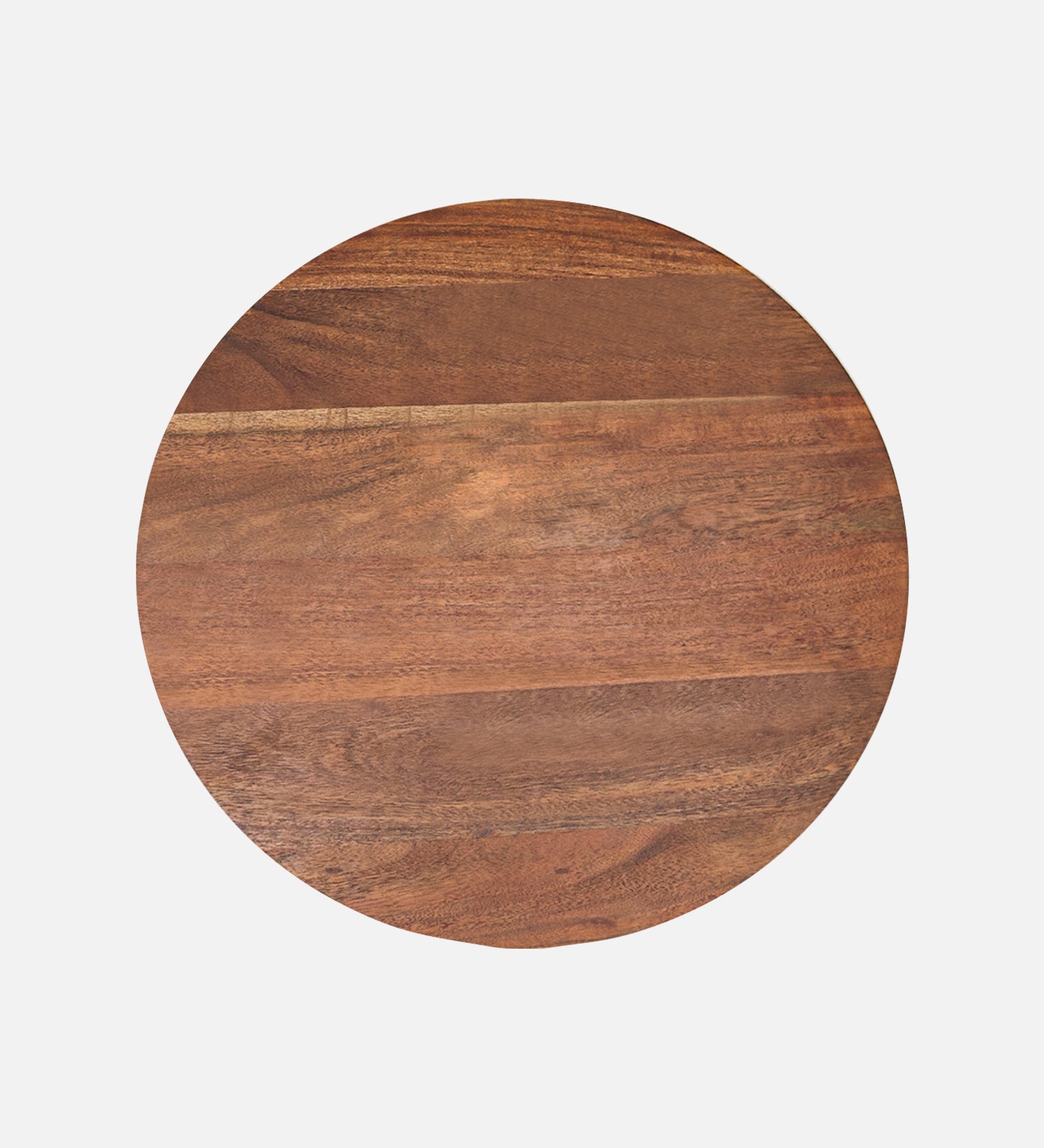 Ally Metal With Wooden Top Side Table For Indoor, Outdoor, Home And Office, Gold