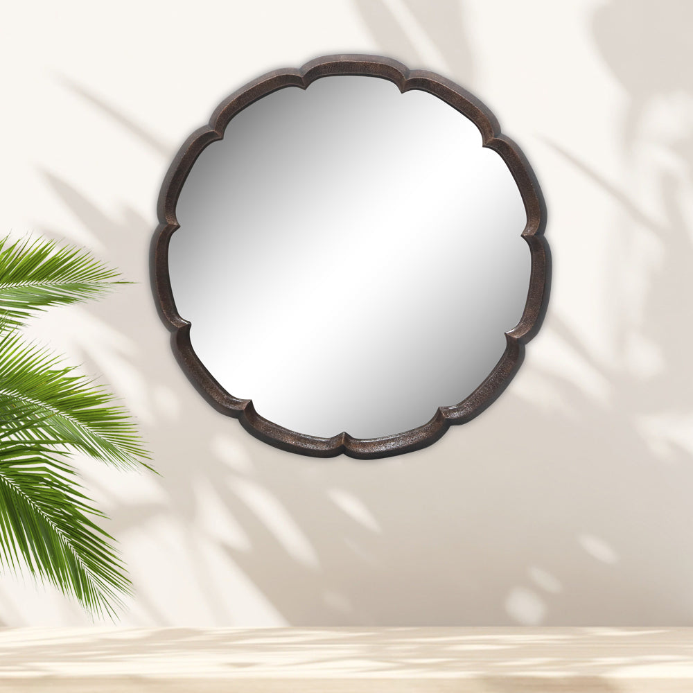 Metal Elegant Wall Hanging Mirror