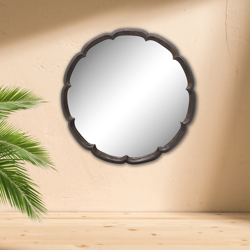 Metal Elegant Wall Hanging Mirror