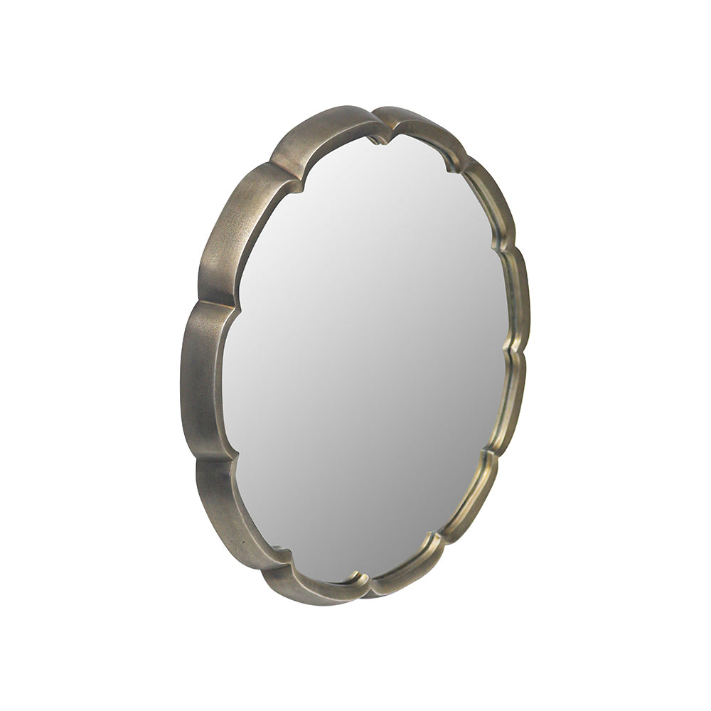 Wall Mirror With Metal Frame - Copper