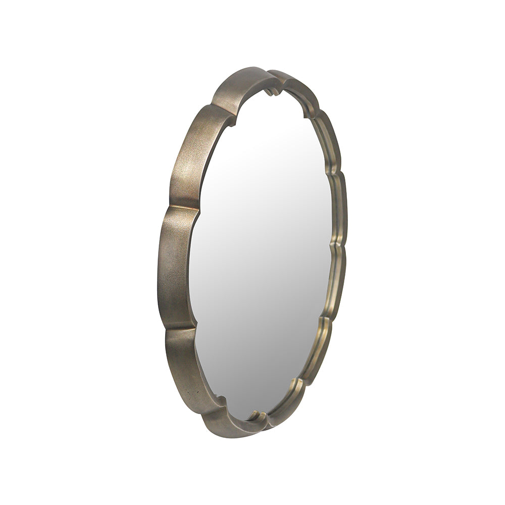Wall Mirror With Metal Frame - Copper