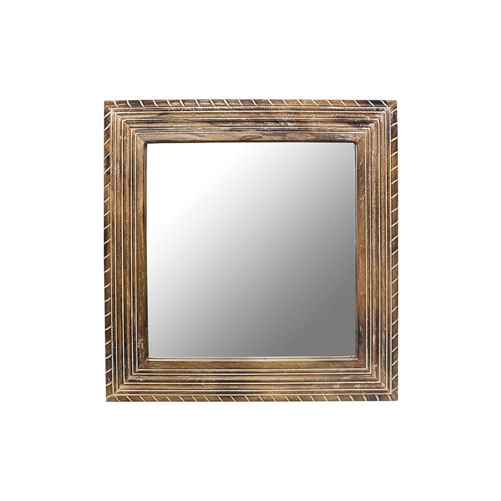 Decorative Wall Mirror With Wooden Frame For Bathroom Wall Décor And Living Room