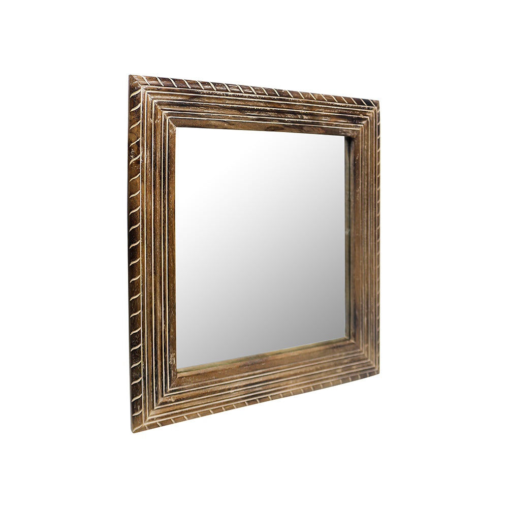Decorative Wall Mirror With Wooden Frame For Bathroom Wall Décor And Living Room
