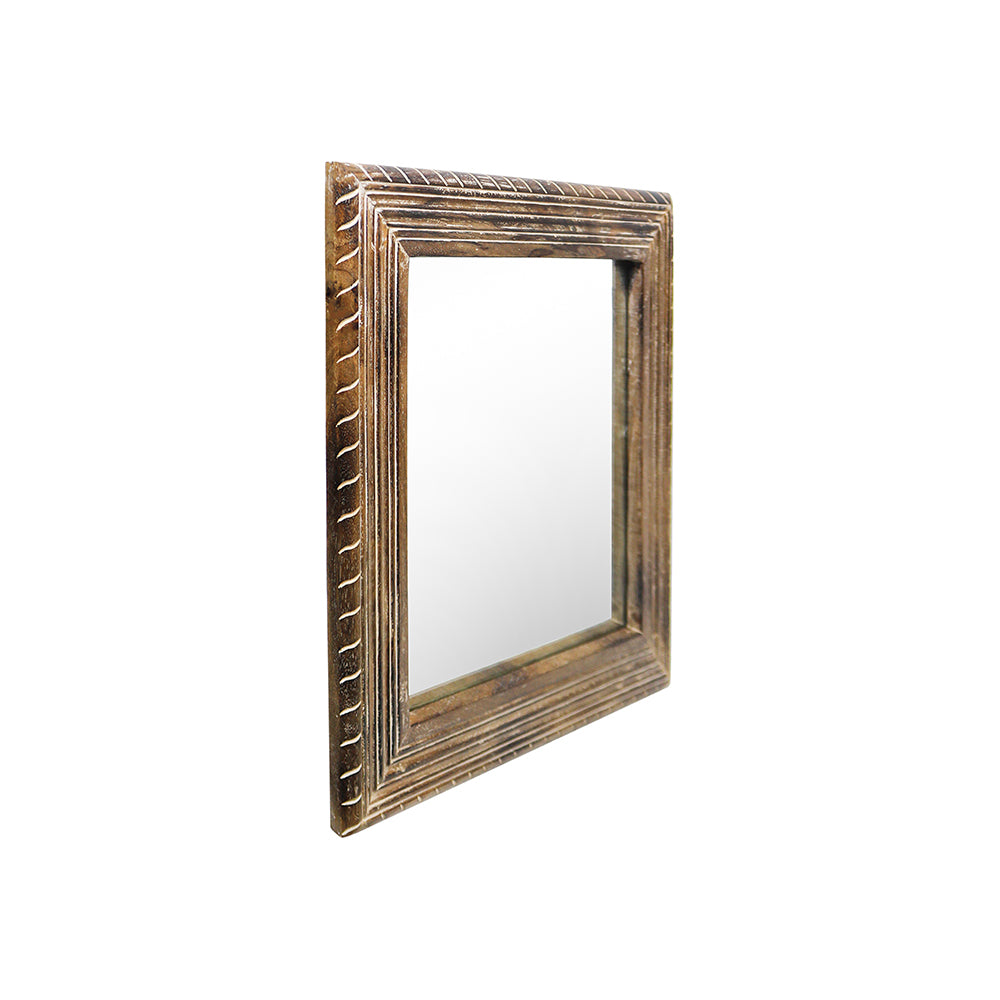 Decorative Wall Mirror With Wooden Frame For Bathroom Wall Décor And Living Room