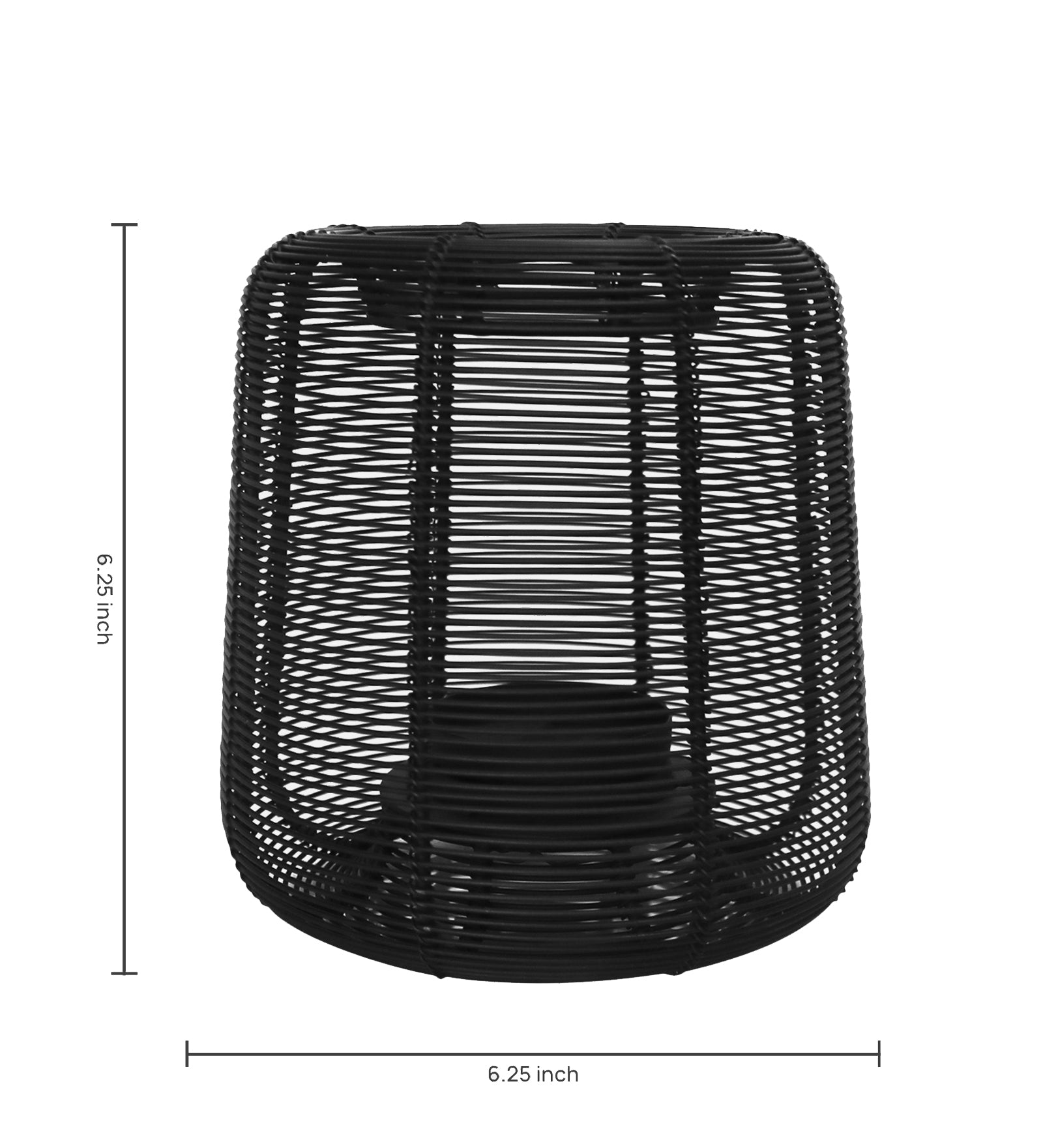 Metal Round Wire Lantern For Home Décor