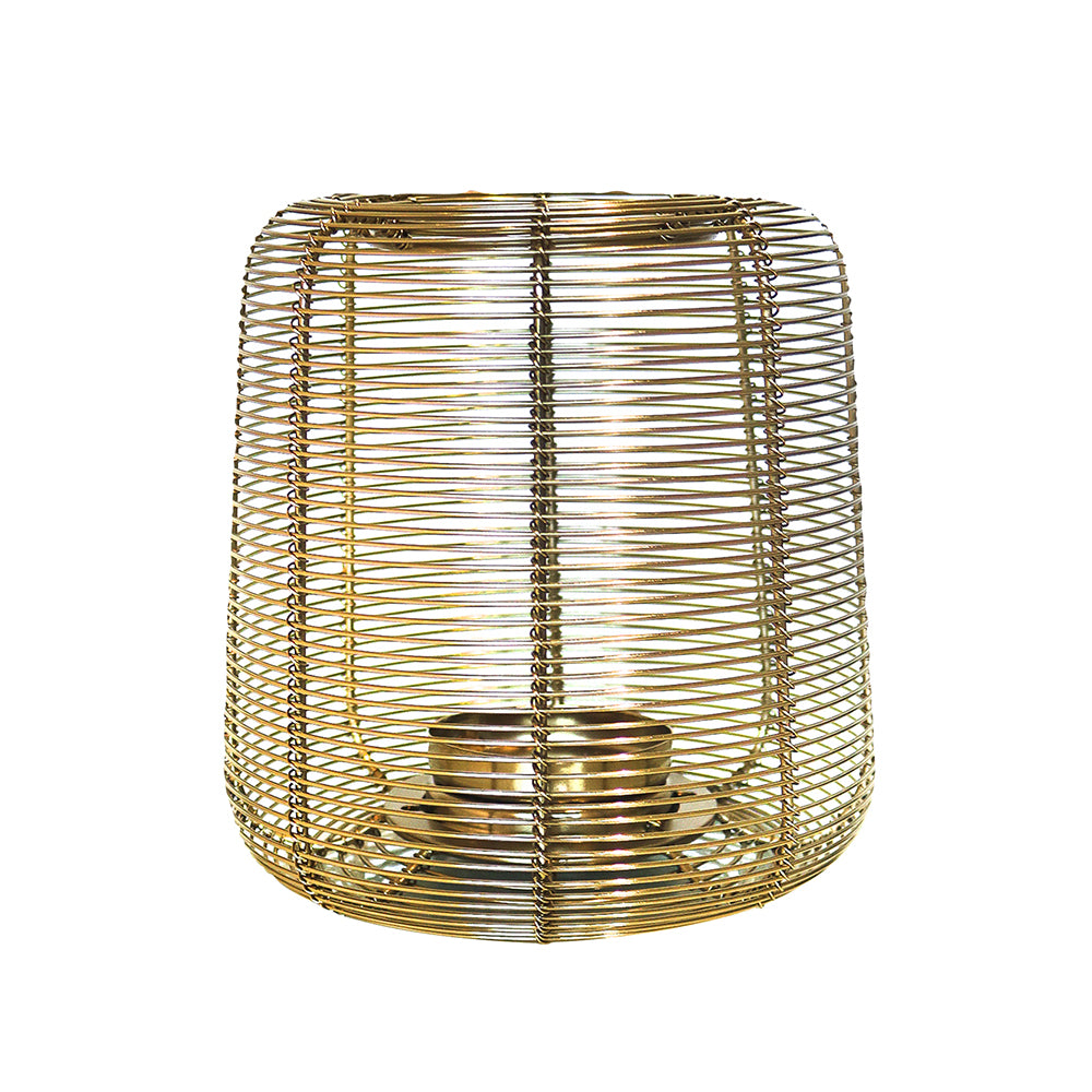 Metal Round Wire Lantern For Home Decor