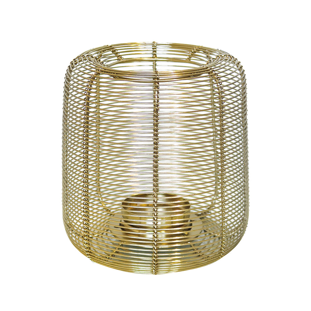 Metal Round Wire Lantern For Home Decor