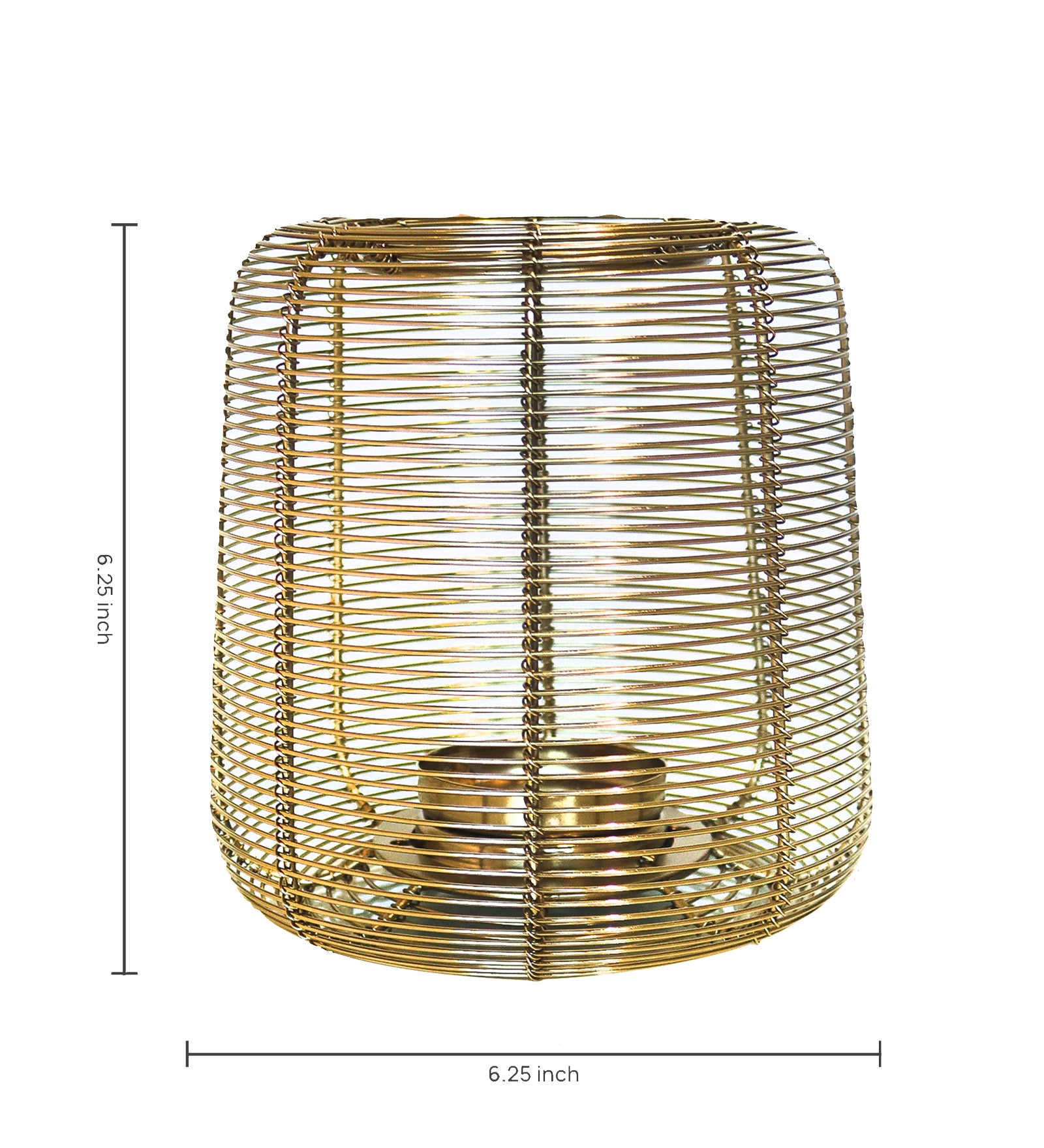 Metal Round Wire Lantern For Home Décor