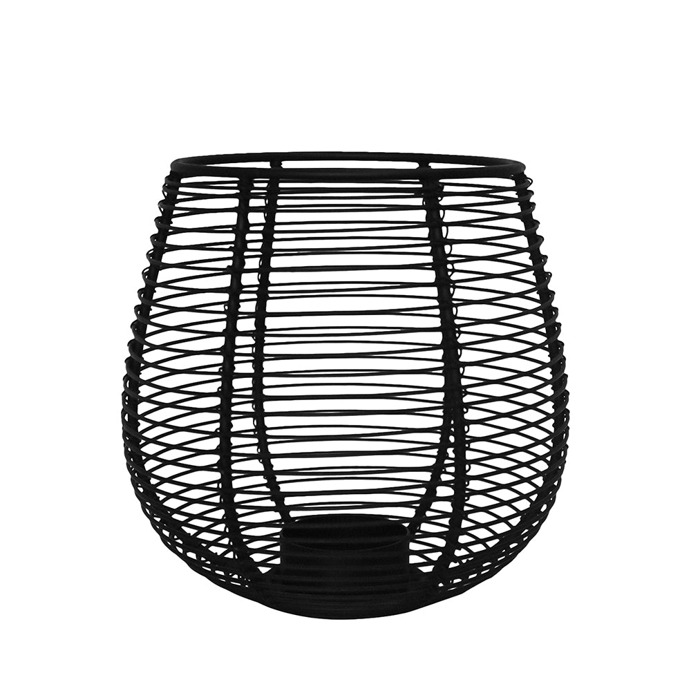 Metal Round Wire Lantern For Home Decor