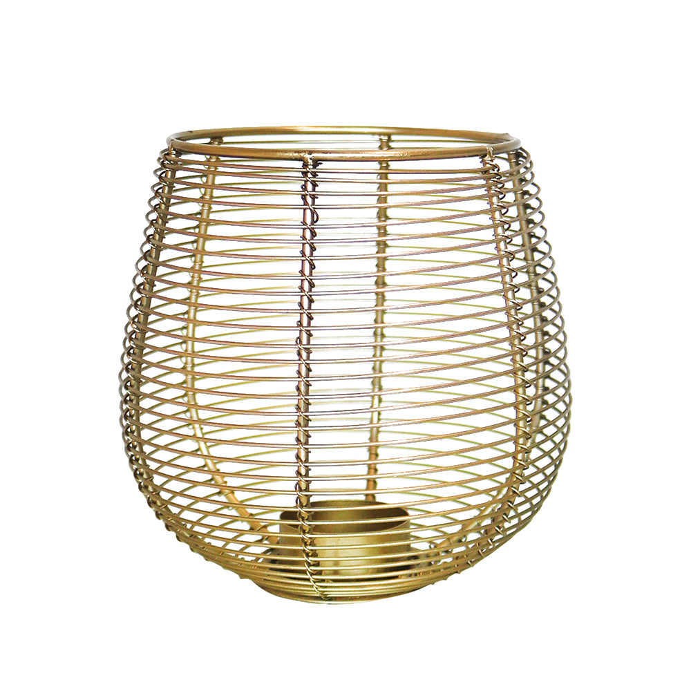 Metal Round Wire Lantern For Home Decor