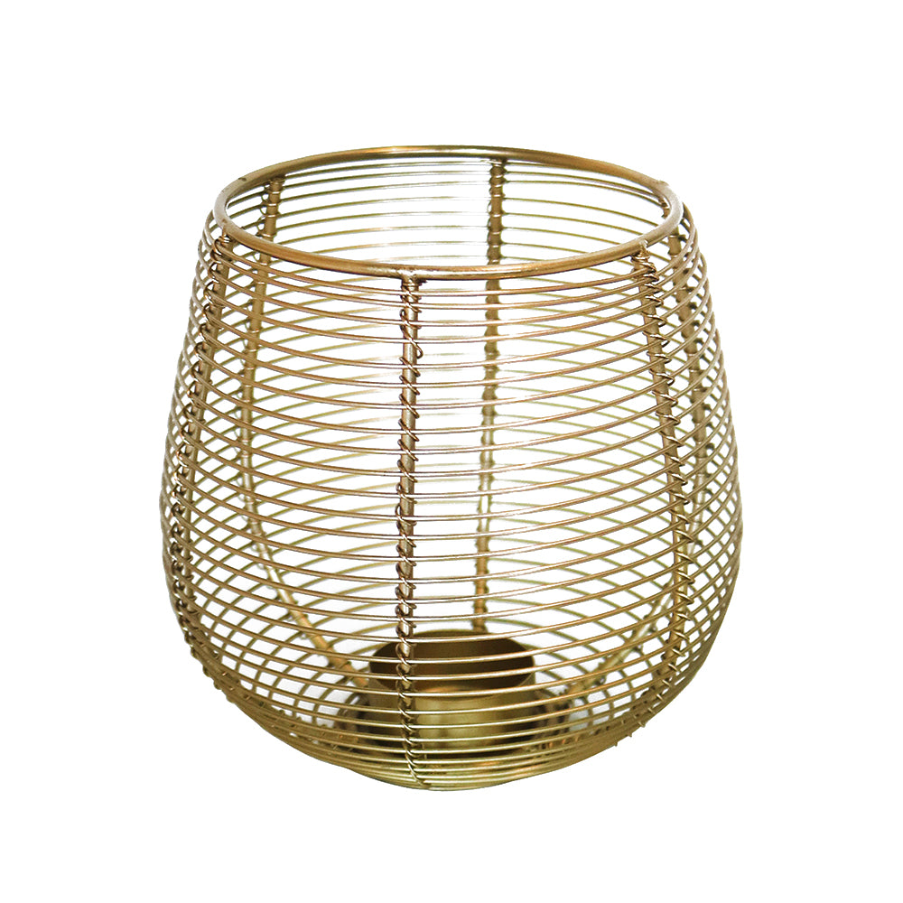 Metal Round Wire Lantern For Home Decor