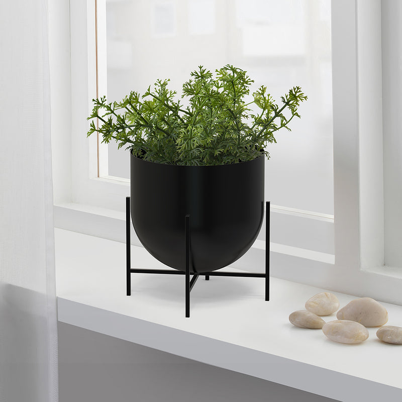 Iron Planter For Indoor And Outdoor Decor.