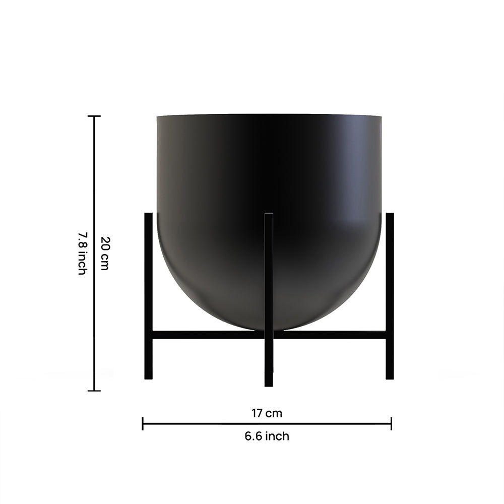 Iron Planter For Indoor And Outdoor Decor.