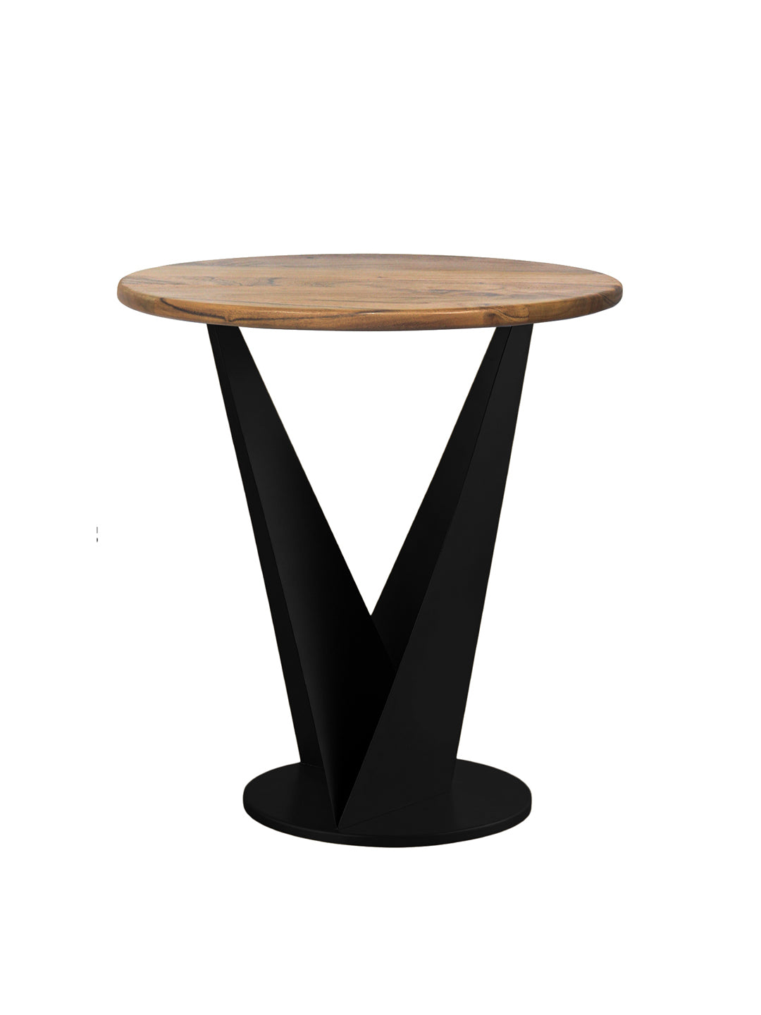 Iron Side Table with wooden Top For Home, Kitchen, Living Room And Office