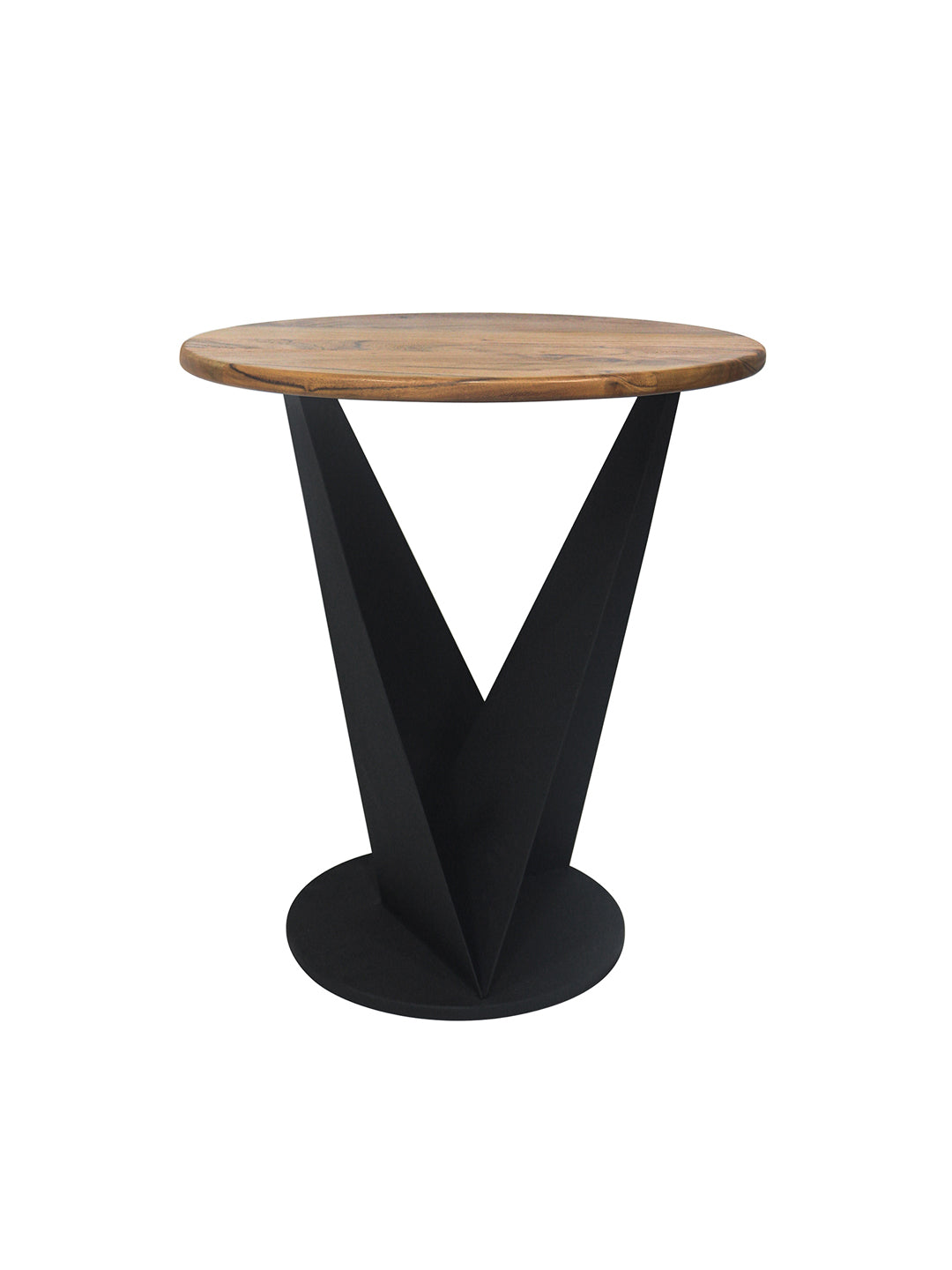 Iron Side Table with wooden Top For Home, Kitchen, Living Room And Office