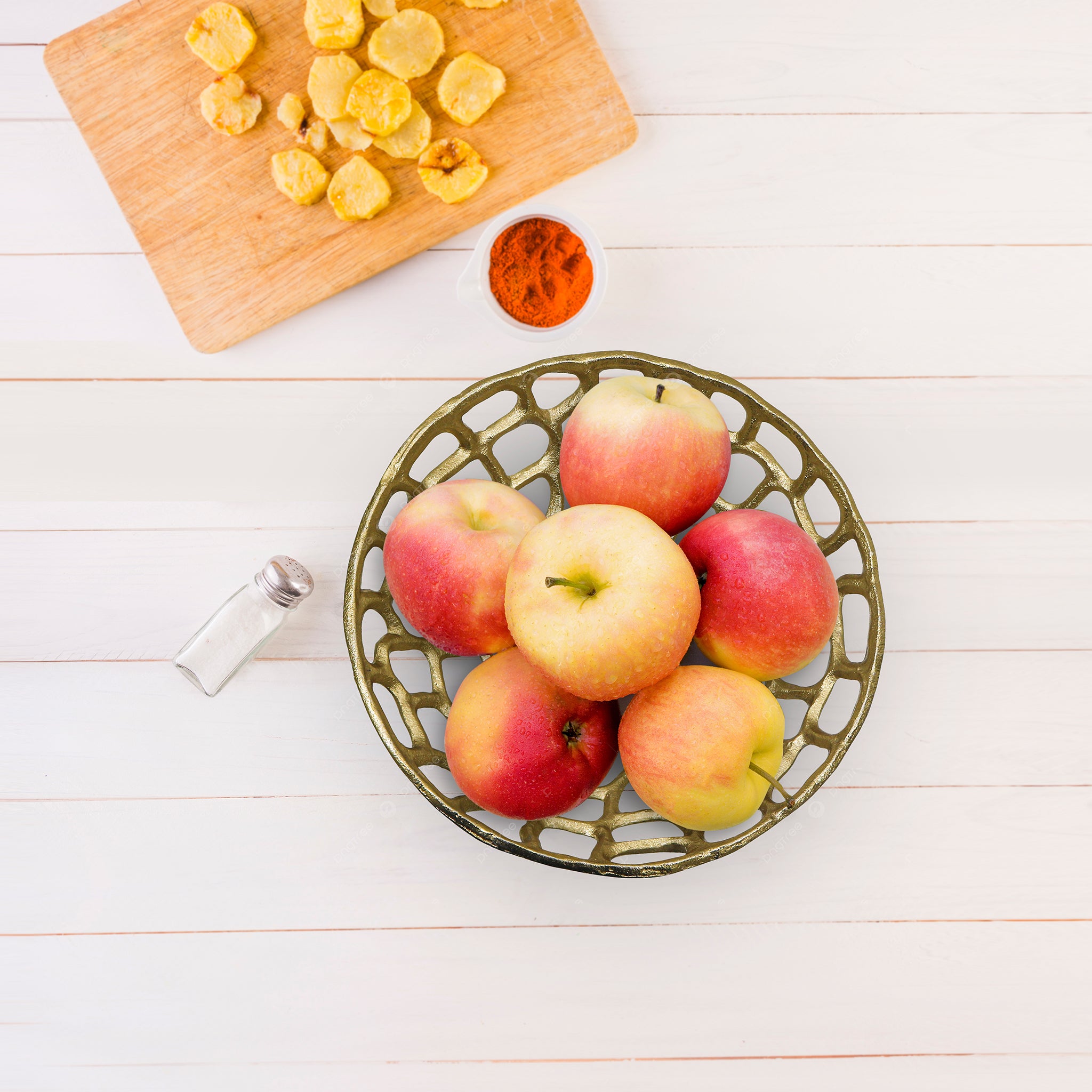 Aluminium Fruit & Vegetable Basket (Gold)