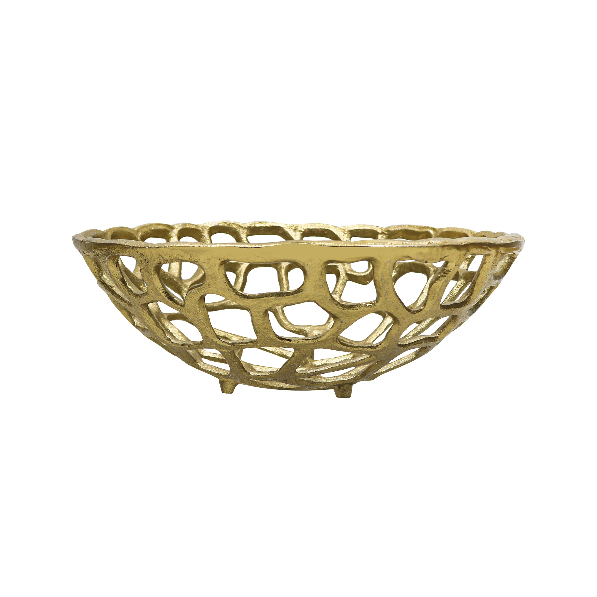 Aluminium Fruit & Vegetable Basket (Gold)
