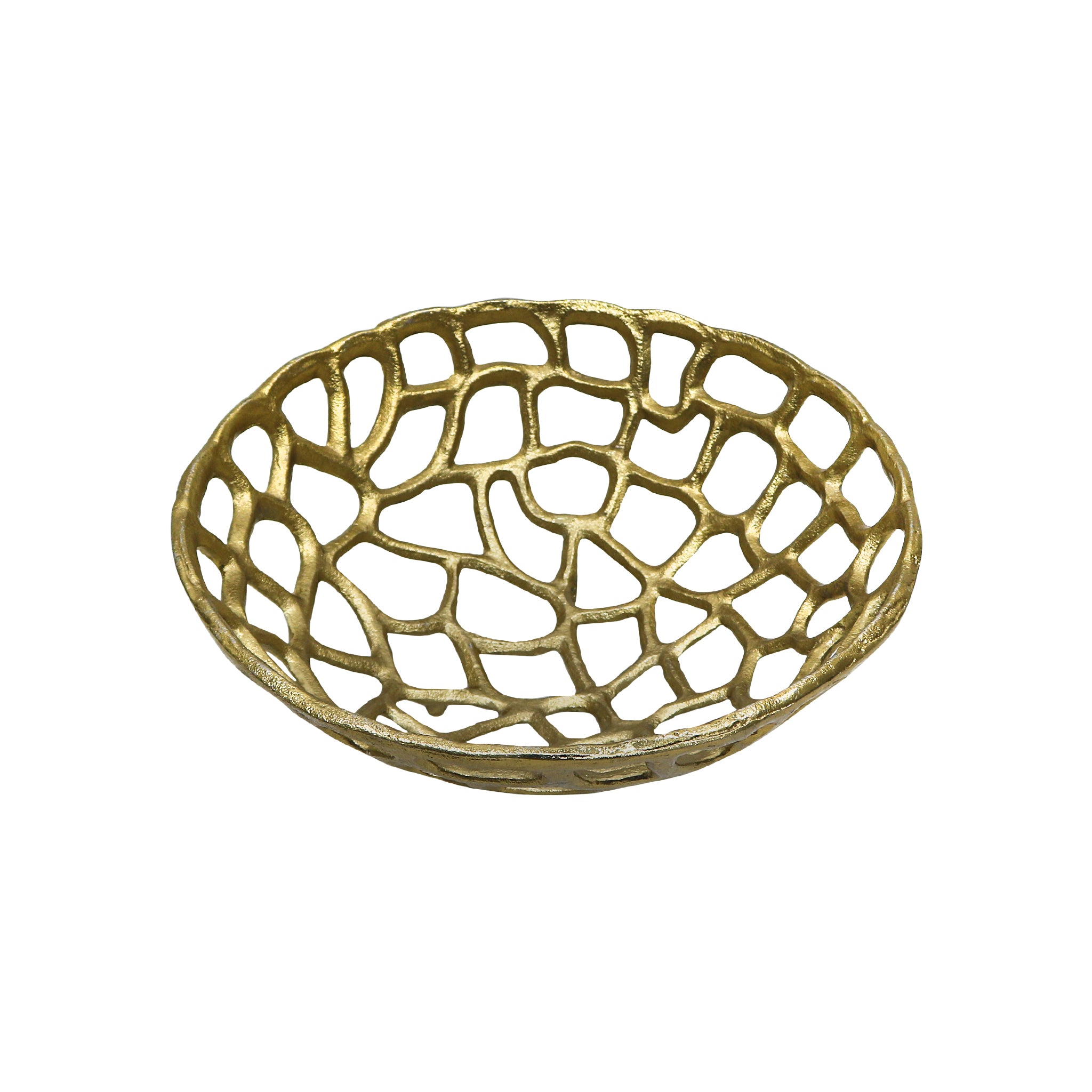 Aluminium Fruit & Vegetable Basket (Gold)