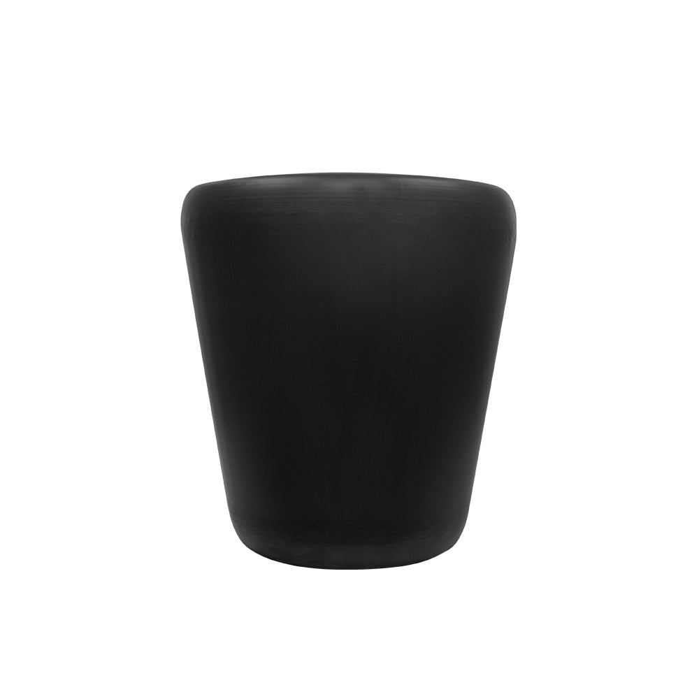 Metal Round Side Table - Black