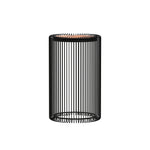 Iron Side Stool With Wooden Top For Indoor-Outdoor, Home & Office