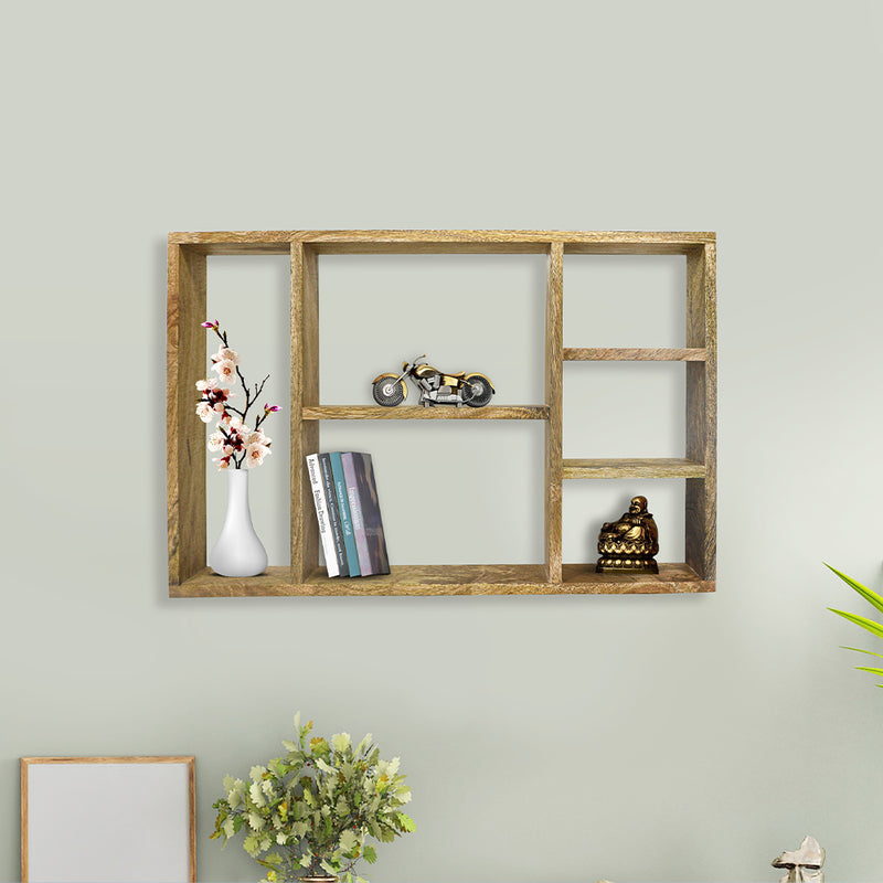 Wood Shelf For Wall (Home Decor)